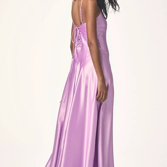 Mare Mare Emmy Satin Corset Maxi Dress - Brighter Lilac - Picture 3 of 7